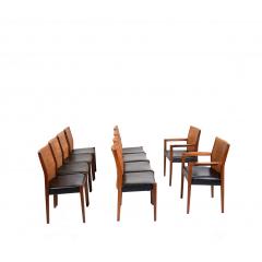 Jens Risom Set of 10 Jens Risom Dining chairs for Risom Design 1960s - 2946865