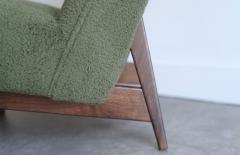 Jens Risom Set of Slipper Chairs by Jens Risom in Teddy Wool C 1950s - 4130624