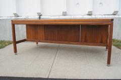 Jens Risom Solid Walnut Executive Desk by Jens Risom - 101604