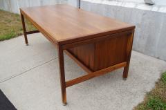 Jens Risom Solid Walnut Executive Desk by Jens Risom - 101605