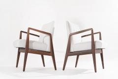 Jens Risom Walnut Armchairs by Jens Risom 1950s - 2196866