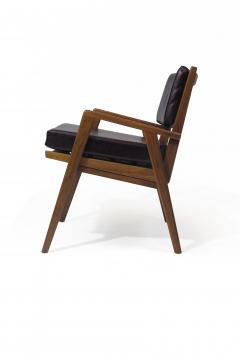 Jens Risom Walnut Chairs Attributed Jens Risom - 1958109