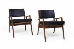 Jens Risom Walnut Chairs Attributed Jens Risom - 1958111