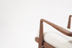 Jens Risom Walnut Lounge Chairs by Jens Risom 1950s - 2255484