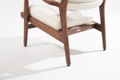Jens Risom Walnut Lounge Chairs by Jens Risom 1950s - 2255486