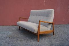 Jens Risom Walnut Settee by Jens Risom - 4178187