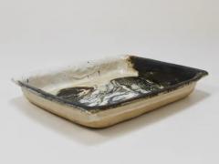 Jeppe Hagedorn Olsen Two Jeppe Hagedorn Olsen Large Abstract Stoneware Bowls Plates Denmark 1970s - 4064914