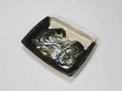 Jeppe Hagedorn Olsen Two Jeppe Hagedorn Olsen Large Abstract Stoneware Bowls Plates Denmark 1970s - 4064923
