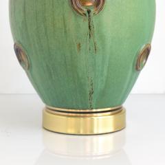 Jerk Werkmaster JERK WERKMASTER PAIR OF SWEDISH ART DECO CERAMIC LAMPS  - 4423558