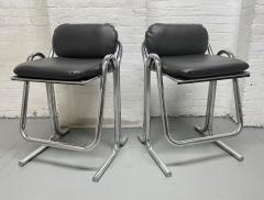 Jerry Johnson Set of 4 Chrome Stools by Jerry Johnson - 2500016