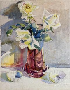 Jesse Bone Charman Still Life with White Roses  - 3718715