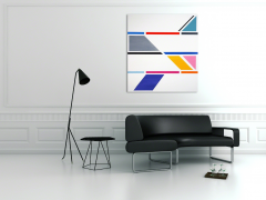 Jessica Snow Intersecting Rays Abstract painting 2015 - 3725189