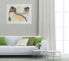 Jessica Snow Minoan Stories 6 Abstract painting 2022 - 3725082