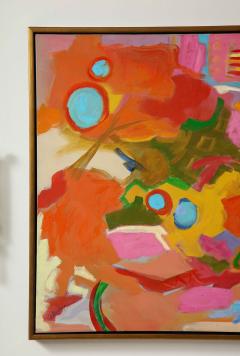 Jessie Mackay COLOURFUL ABSTRACT PAINTING BY JESSIE MACKAY - 2095376