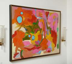 Jessie Mackay COLOURFUL ABSTRACT PAINTING BY JESSIE MACKAY - 2095378