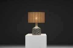 Jette Heller e Glazed Table Lamp 648 by Jette Heller e for Axella Denmark 1970s - 4729663