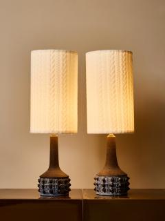 Jette Heller e Pair of Ceramic Table Lamps by Jette Heller e for Axella - 4693308