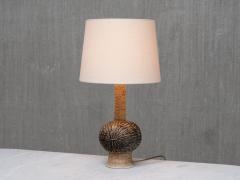Jette Heller e Sculptural Jette Heller e Stoneware Table Lamp Axella Keramik Denmark 1960s - 4597994