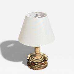 Jette Heller e Table Lamp Beige Ceramic Denmark 1970s - 4469278