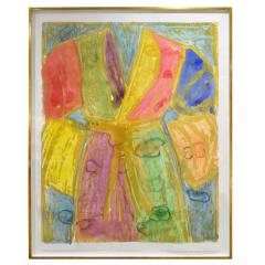 Jim Dine Jim Dine Yellow Watercolors Woodcut and Watercolor 1993 Signed  - 1731739