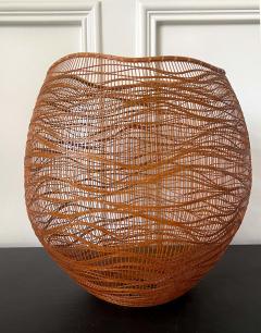 Jin Morigami Contemporary Japanese Bamboo Basket Sculpture by Morikami Jin - 2462170