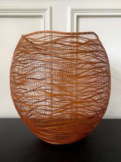 Jin Morigami Contemporary Japanese Bamboo Basket Sculpture by Morikami Jin - 2462171