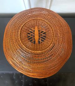 Jin Morigami Contemporary Japanese Bamboo Basket Sculpture by Morikami Jin - 2462173