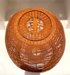 Jin Morigami Contemporary Japanese Bamboo Sculptural Basket Morikami Jin - 1767340