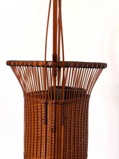 Jin Morigami Japanese Woven Bamboo Ikebana Basket by Jin Morigami - 4406947