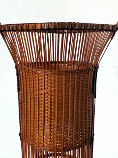 Jin Morigami Japanese Woven Bamboo Ikebana Basket by Jin Morigami - 4406948