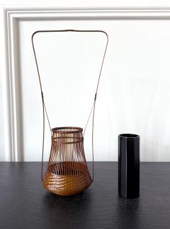 Jin Morigami Japanese Woven Bamboo Ikebana Basket by Jin Morigami - 4407001