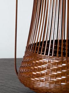 Jin Morigami Japanese Woven Bamboo Ikebana Basket by Jin Morigami - 4407004
