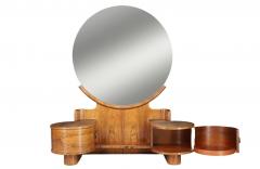 Jindrich Halabala 1930s Jind ich Halabala walnut dressing table mirror - 3721023