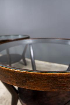 Jindrich Halabala 1930s Jindrich Halabala Bentwood Glass Circular Table Czech - 2169639