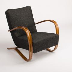 Jindrich Halabala A J Halabala Art Deco walnut armchair circa 1930 - 1685417