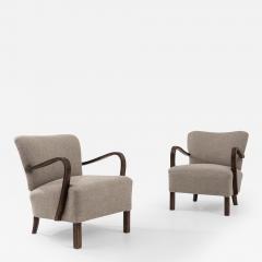 Jindrich Halabala J Halabala H 237 Cocktail Chairs a Pair - 3292445