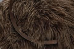 Jindrich Halabala Jind ich Halabala Armchair in Longhair Sheepskin Czechoslovakia 1930s - 4212172