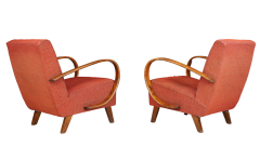 Jindrich Halabala Pair 1940s Jind ich Halabala bentwood armchairs - 2978397