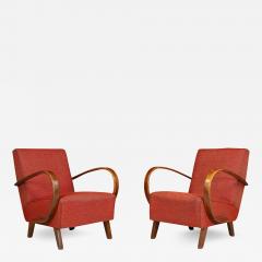 Jindrich Halabala Pair 1940s Jind ich Halabala bentwood armchairs - 2983413