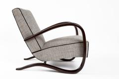Jindrich Halabala Pair Of Art Deco Czech Lounge Chairs By Jindrich Halabala - 4334178