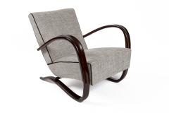 Jindrich Halabala Pair Of Art Deco Czech Lounge Chairs By Jindrich Halabala - 4334179