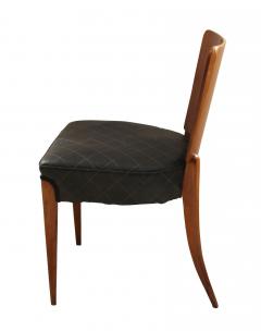 Jindrich Halabala Pair Of J Halabala Dining Chairs H 214 Walnut Veneer Beech Czech 1930s - 3058555