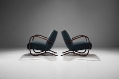 Jindrich Halabala Pair Of Jind ich Halabala Lounge Chairs Czech Republic ca 1930s - 1207616