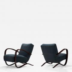 Jindrich Halabala Pair Of Jind ich Halabala Lounge Chairs Czech Republic ca 1930s - 1637633