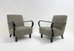 Jindrich Halabala Pair of H 320 Bentwood Armchairs by Jindrich Halabala - 3153368