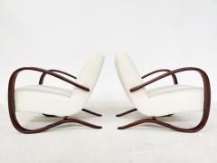 Jindrich Halabala Pair of H269 Bentwood Armchairs by Jindrich Halabala - 3057879