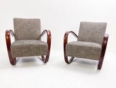 Jindrich Halabala Pair of H269 Bentwood Armchairs by Jindrich Halabala - 3231033