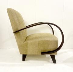 Jindrich Halabala Pair of Mid Century Bentwood Armchairs by Jindrich Halabala - 2577907