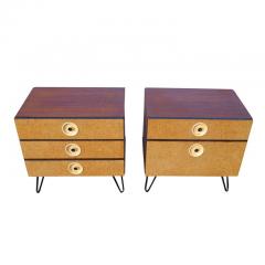 Jindrich Halabala Pair of Mid Century Nightstands - 2436308
