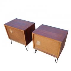 Jindrich Halabala Pair of Mid Century Nightstands - 2436311